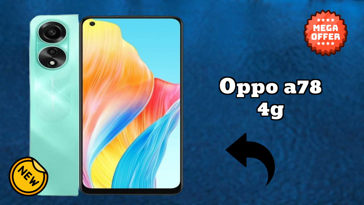 OPPO A78 4G Display Size: 6.43 Inches (16.33 Cm) Screen Quality