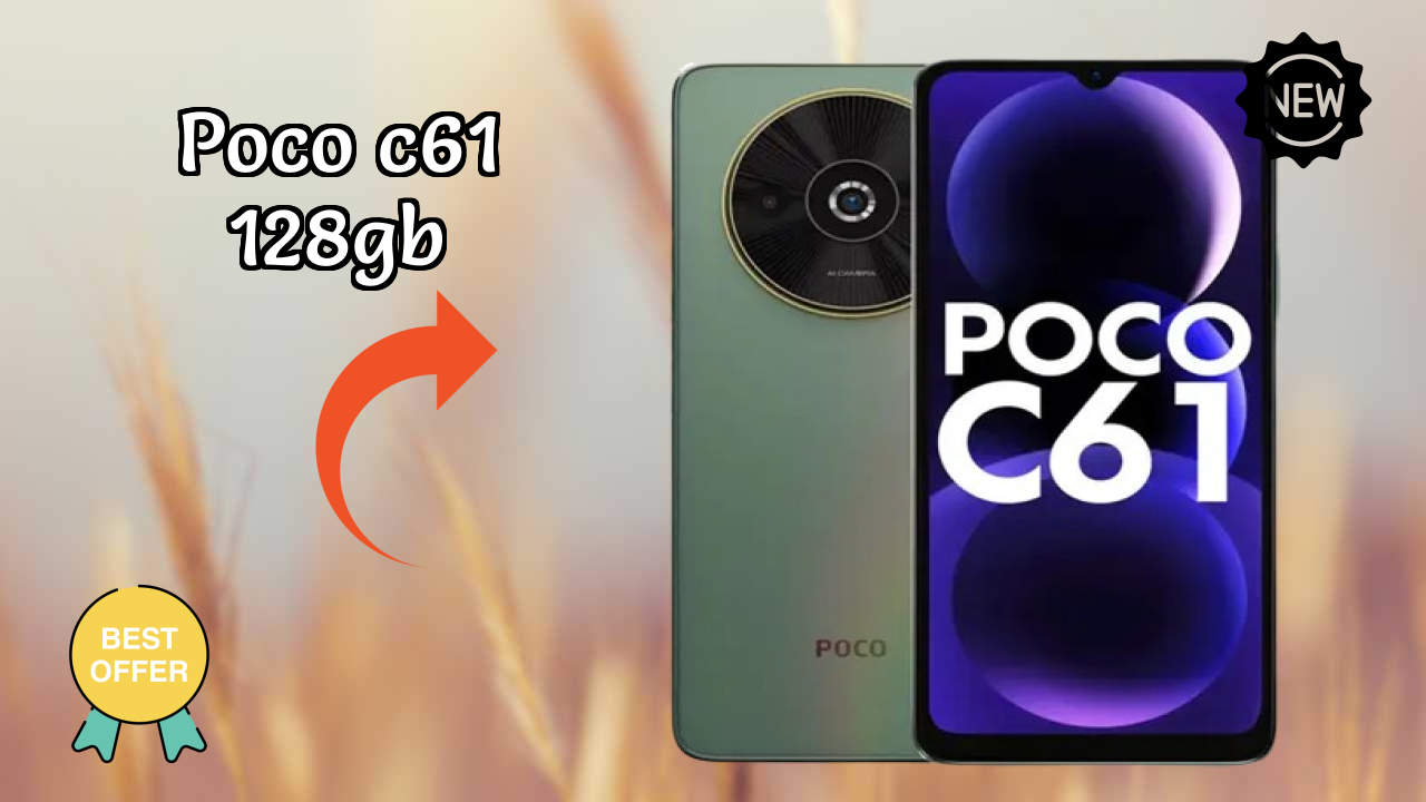 POCO C61 128GB Display Analysis: 6.71 Inches (17.04 Cm) Quality