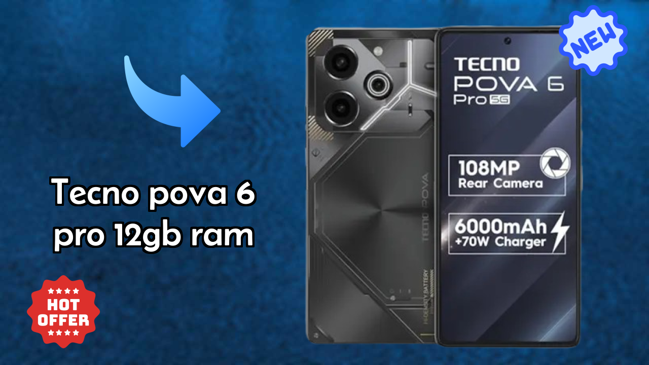 Tecno Pova 6 Pro 12GB RAM Performance: 12 GB RAM Gaming Check